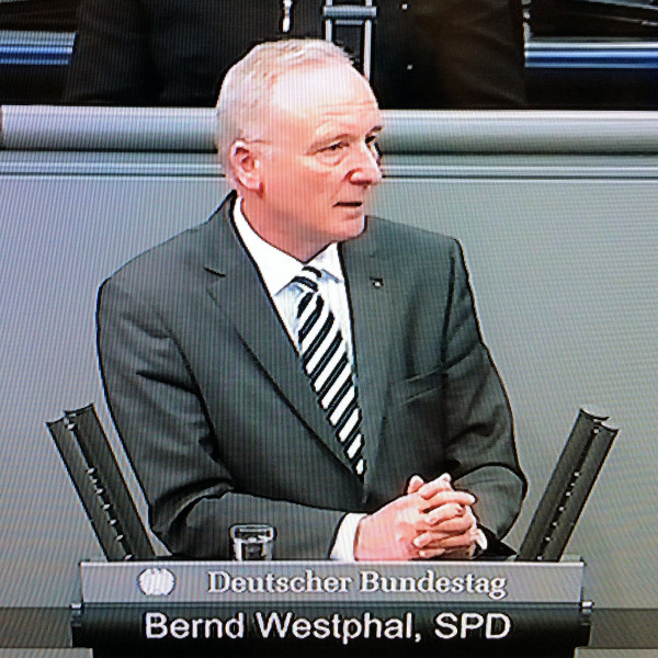 Rede Des SPD-Bundestagsabgeordneten Bernd Westphal Zum Kohleausstieg ...